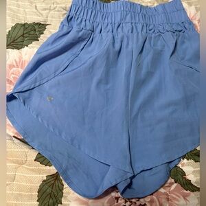 Lululemon Athletica Light Blue Athletic Shorts